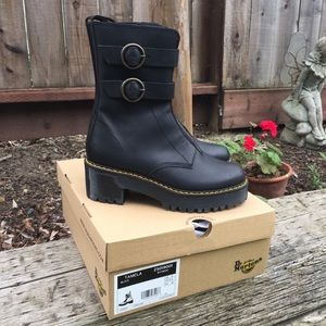 Dr Martens Tamela Black Wyoming Zip Boots